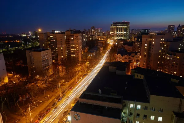 Pechersk Kiev vista sulla città, panorama Kiev — Foto Stock