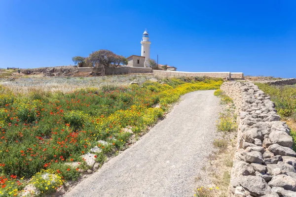 Lighthouse at Paphos, Cyprus — Stock Photo, Image