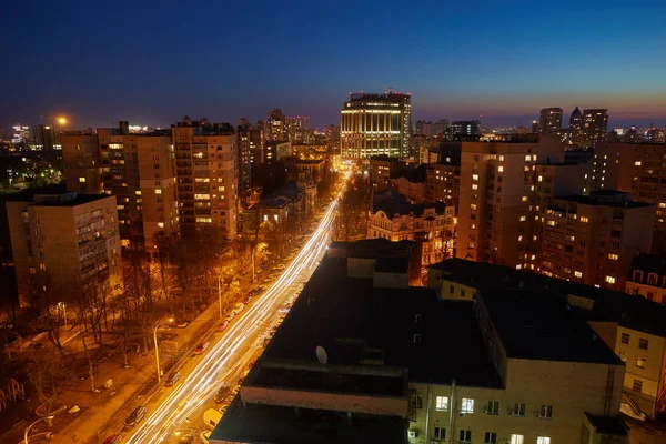Widok na miasto Kijów Pechersk, panorama Kijów — Zdjęcie stockowe