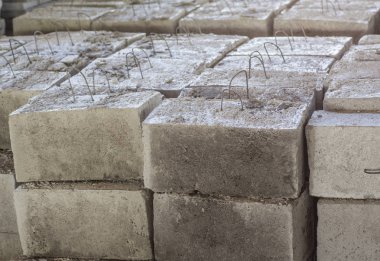 Gri beton İnşaat Sanayi fotoğraf engellemek