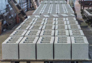 Gri beton İnşaat Sanayi fotoğraf engellemek