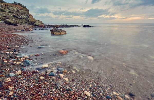 Beach near Aphrodite bath in Polis — Stock Photo, Image