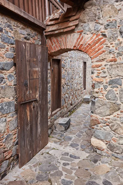 Agios Ioannis St John Lambadistis kolostor Unesco világ Alpenroseban — Stock Fotó