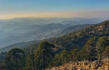 Rocky Dağları'nın iz Ridge Road görünümü