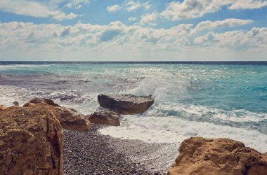 Kıbrıs - Akdeniz sahil. Lara Beach