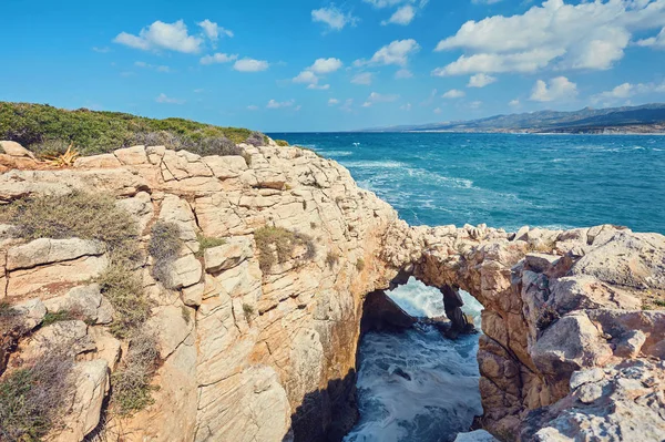 Grzesznicy most na wyspie Cypr. — Zdjęcie stockowe