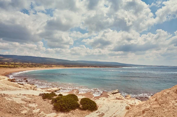 Chipre - Costa del Mar Mediterráneo. Playa de Lara —  Fotos de Stock