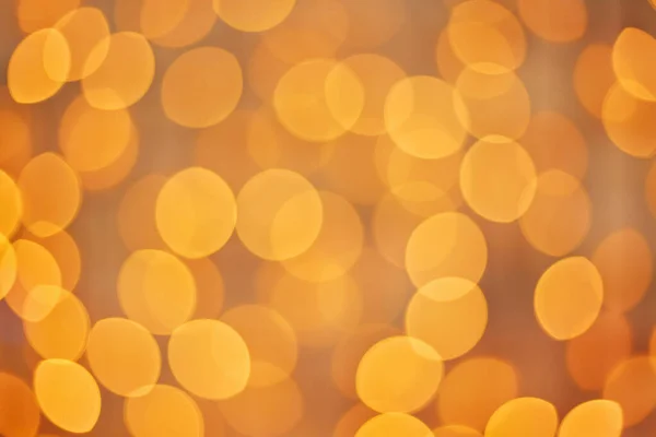 Fondo cuadrado bokeh de brillantes luces festivas doradas — Foto de Stock