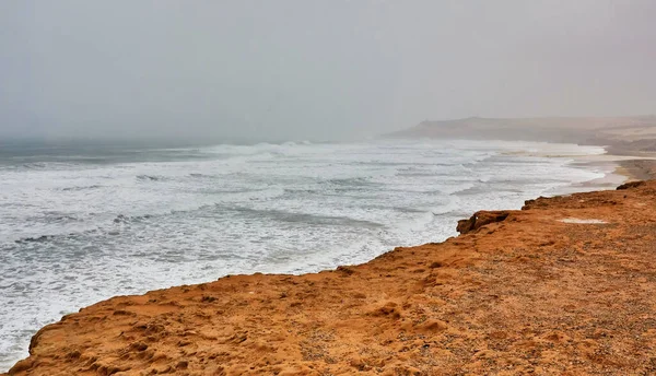 Atlantic ocean in a stormy weather, Essaouira, Morocco