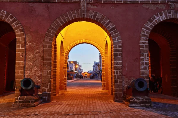Medina Entrance Tower Old City Walls Essaouira Morocco — Stock Photo, Image