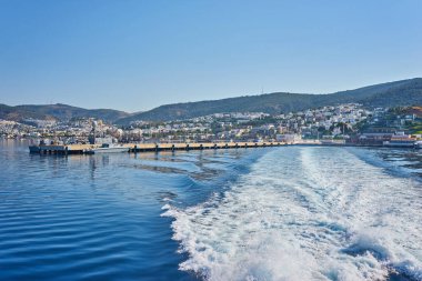 Türk sahil güvenlik gemisi 2 Mayıs 2018 'de Türkiye' nin Bodrum limanına yanaştı