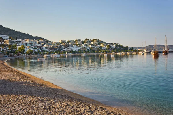 Άποψη Του Gumusluk Bodrum Marina Ιστιοπλοϊκά Σκάφη Και Σκάφη Αναψυχής — Φωτογραφία Αρχείου