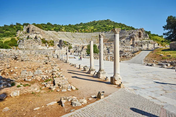Éfeso Ruinas Griegas Antiguas Anatolia Turquía —  Fotos de Stock