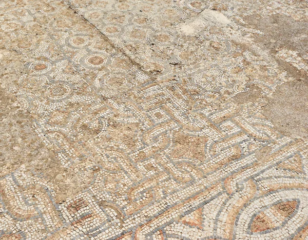 Археологічні Знахідки Декоративними Підлогами Фресками Схилах Пагорба Схилах Руїн Стародавнього — стокове фото