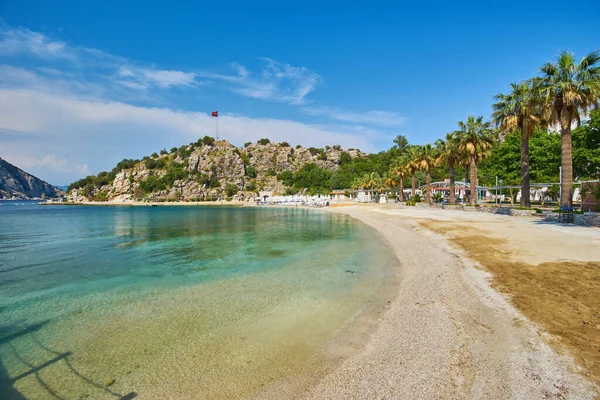 Kumlubuk Sandstrand Nära Turunc Marmaris Turkiet — Stockfoto