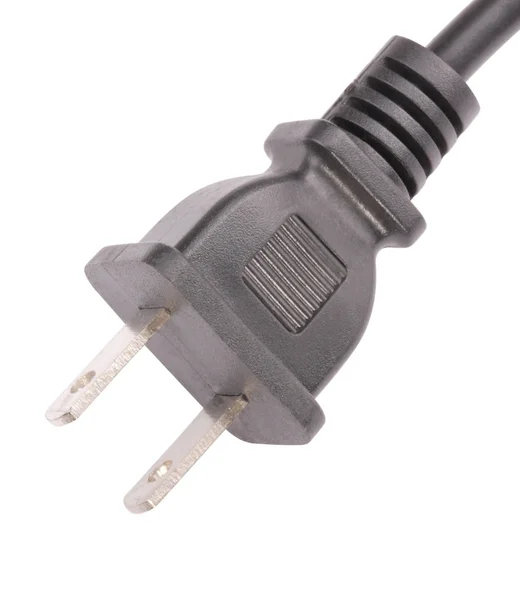 American Outlet Plug met Cord Isolated — Stockfoto
