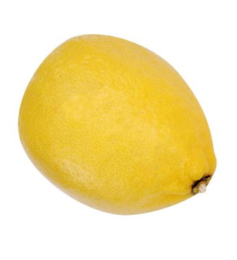 izole sarı çiğ limon