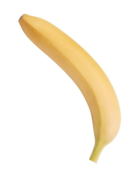 Banane jaune crue isolée — Photo