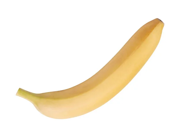 Rohe Gelbe Banane isoliert — Stockfoto