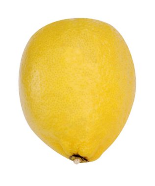 izole sarı çiğ limon