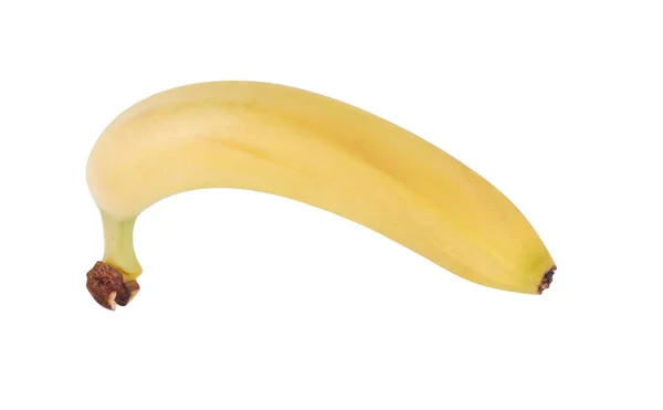 Сирий жовтий банан ізольовані — стокове фото