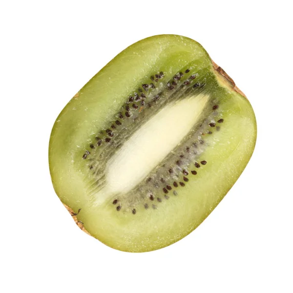 Kiwi crudo aislado en blanco —  Fotos de Stock