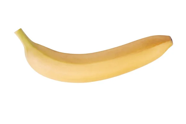 Surowy żółty banan izolowany — Zdjęcie stockowe
