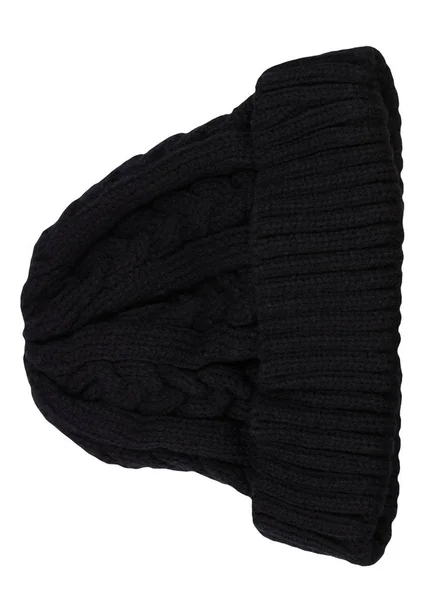 Warm Men Black Cap — стоковое фото