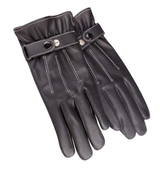 Two Leather Gloves Isolated — Stock Photo, Image