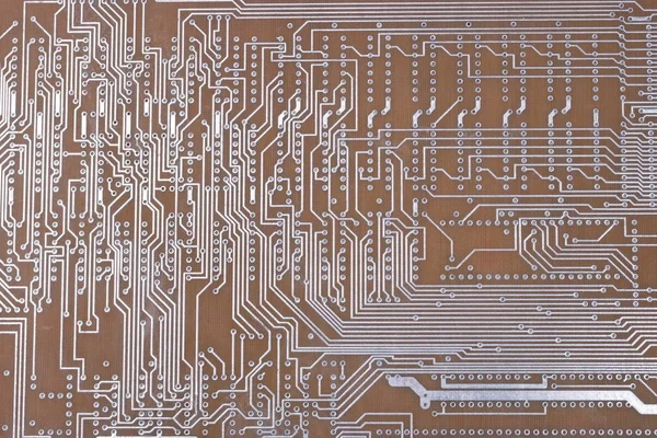 Printed Circuit Board op dag — Stockfoto