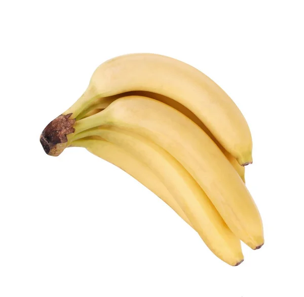 Много желтых бананов изолированы — стоковое фото