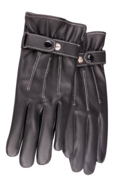 iki deri eldiven yalıtılmış