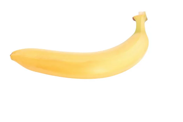 Rohe Gelbe Banane isoliert — Stockfoto