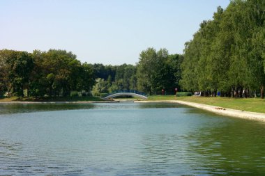 Şehir parkında yaz