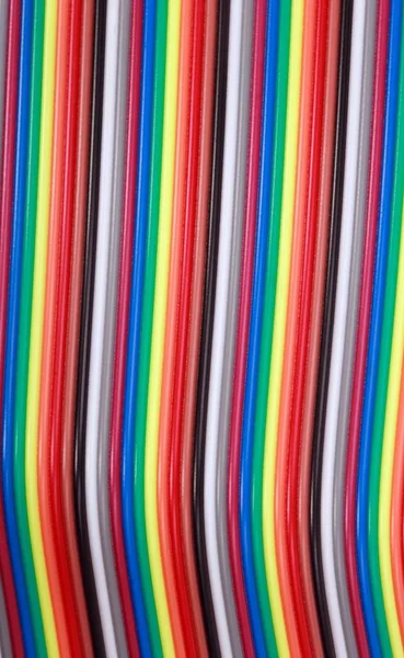 Muitos cabo de fita de arame — Fotografia de Stock