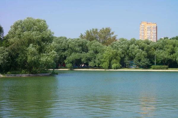 Sommar i stadsparken — Stockfoto