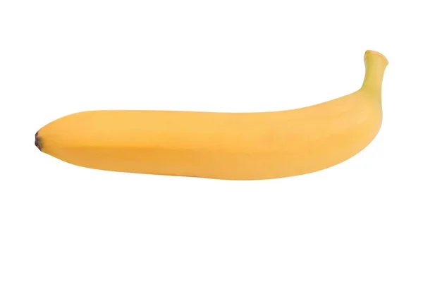 Banane galbene crude izolate — Fotografie, imagine de stoc