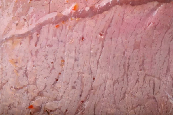 Carne de presunto como fundo alimentar — Fotografia de Stock