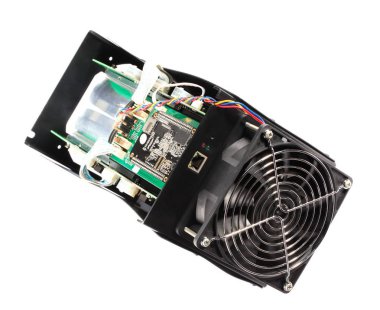 beyaz arkaplanda izole edilmiş elektronik aygıt