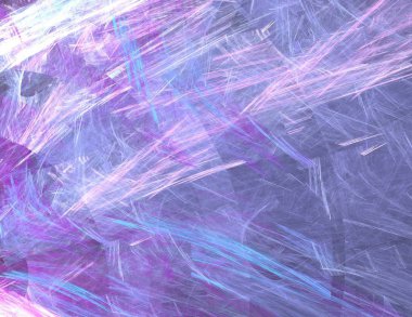 Siyah Renk Üzerine Bir Dijital Fraktal Resmi