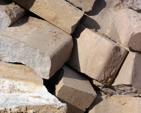Heap of stone at dry day — Stock Photo, Image