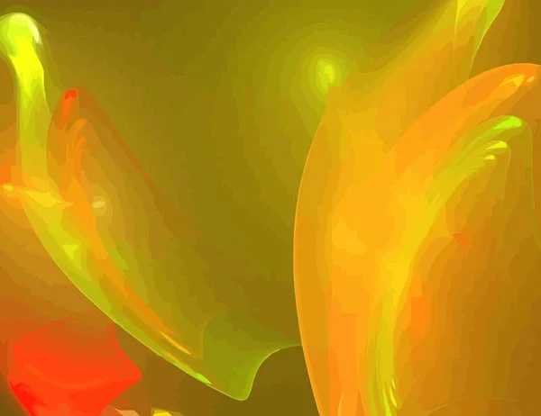 Um Ilustração de fractal digital com multicolor — Vetor de Stock