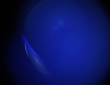 Siyah Renk Üzerine Bir Dijital Fraktal Resmi