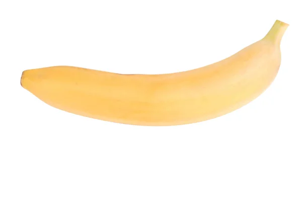 Rohe Gelbe Banane isoliert — Stockfoto