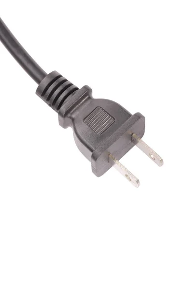 American Outlet Plug met Cord Isolated — Stockfoto