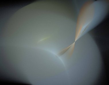 Siyah Renk Üzerine Bir Dijital Fraktal Resmi