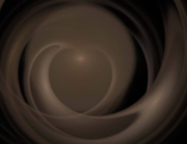 Siyah Renk Üzerine Bir Dijital Fraktal Resmi