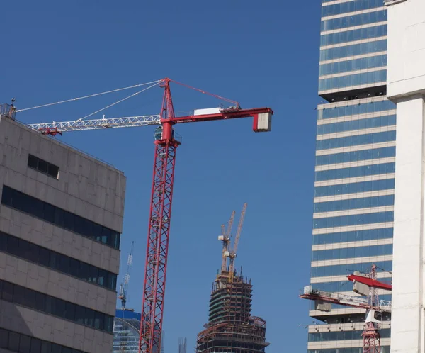 Crane Tower az égen háttér — Stock Fotó