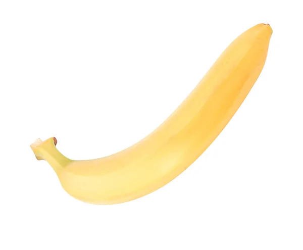Banana gialla cruda isolata — Foto Stock