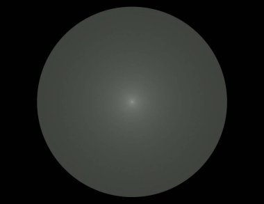 Siyah Renk Üzerine Bir Dijital Fraktal Resmi